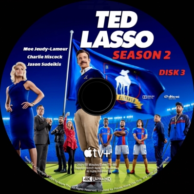 Ted Lasso - Season 2; disk 3 4K