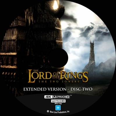 The Lord Of The Rings: The Two Towers 4K; disc 2 (Extended Version)