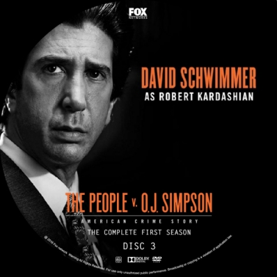 American Crime Story: The People v. O.J. Simpson - Season 1; disc 3