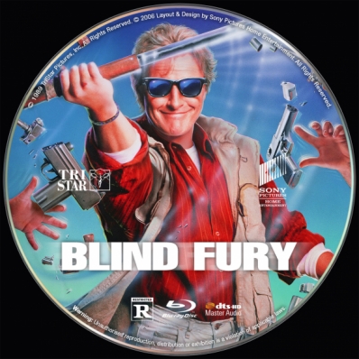 Blind Fury (1989) Blu-ray Label