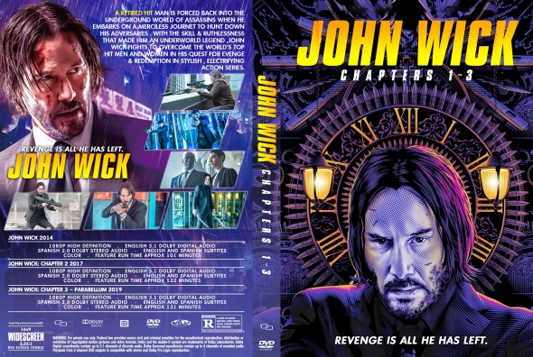 Covercity Dvd Covers And Labels John Wick Chapters 1 3 4264