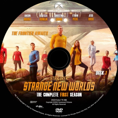 Star Trek: Strange New Worlds - Season 1; disk 1