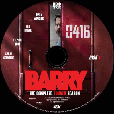 Barry - Season 4; disk 1