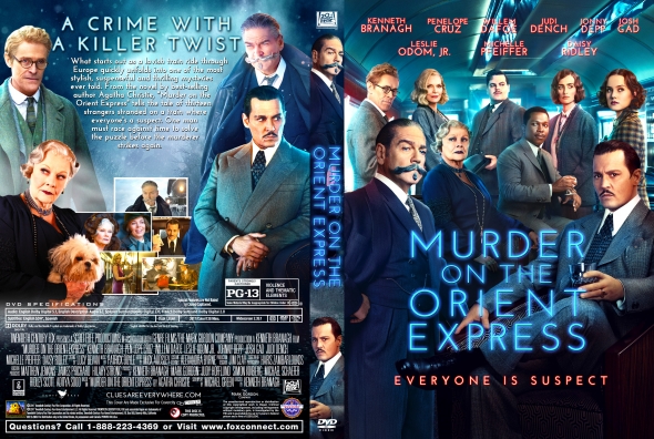 CoverCity DVD Covers Labels Murder on the Orient Express