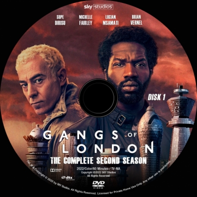 Gangs of London - Season 2; disk 1