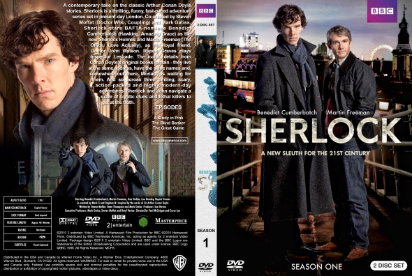 Sherlock - Season 1 (spanning spine)