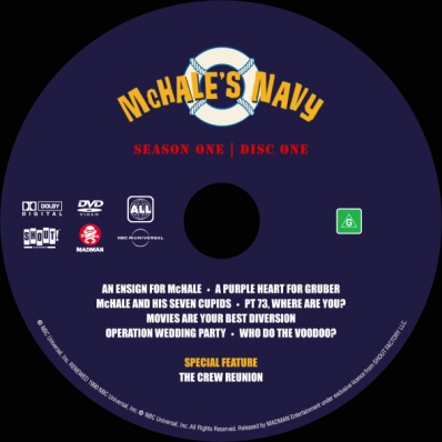 McHale's Navy - Season 1; disc 1