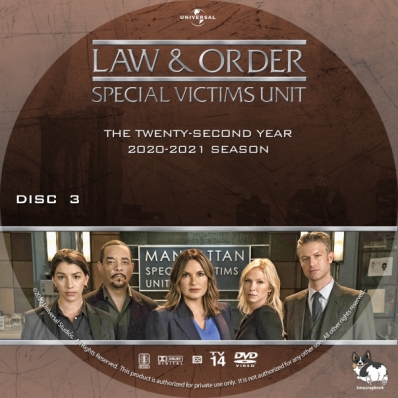 Law & Order: Special Victims Unit - Season 22, disc 3