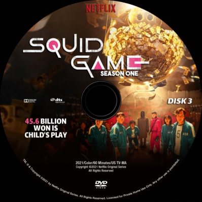 Squid Game - Season 1; disk 3