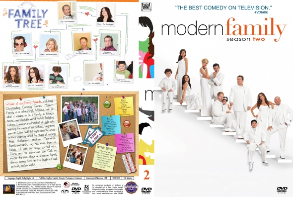 Modern Family - Season 2 (spanning spine)