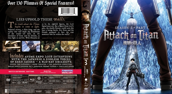 CoverCity - DVD Covers & Labels - Attack On Titan - Season 3, Part 1