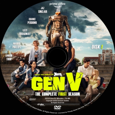 Gen V - Season 1; disk 1