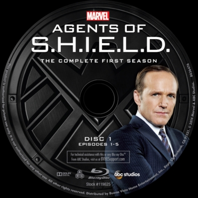 Agents of S.H.I.E.L.D. - Season 1; disc 1