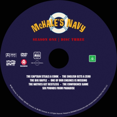 McHale's Navy - Season 1; disc 3