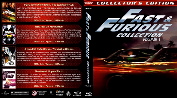 Fast & Furious Collection 1-4