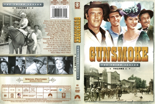 CoverCity - DVD Covers u0026 Labels - Gunsmoke - Season 3; Volume 1
