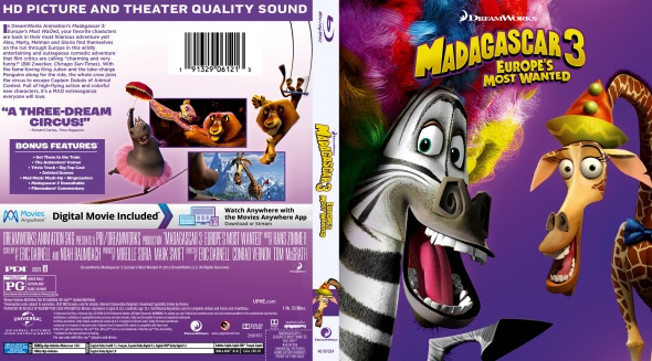 CoverCity DVD Covers Labels Madagascar 3 Europe s Most Wanted