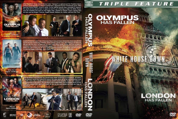 Olympus Has Fallen / London Has Fallen / Angel Has Fallen White House Down  DVD