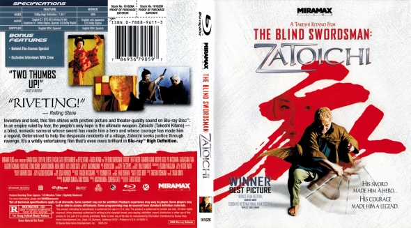 CoverCity - DVD Covers & Labels - The Blind Swordsman: Zatoichi