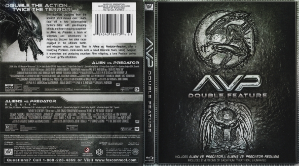 AVP Double Feature: Alien vs. Predator / Aliens vs. Predator: Requiem  (Blu-ray) 