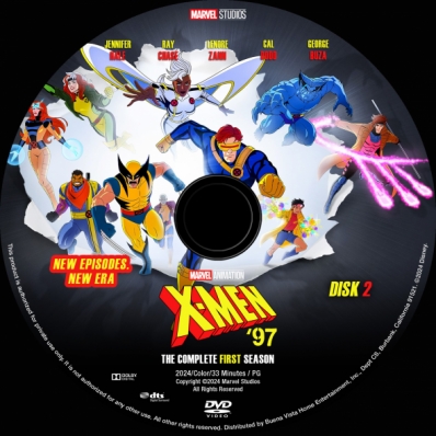 CoverCity - DVD Covers & Labels - X-Men '97 - Season 1; disk 2