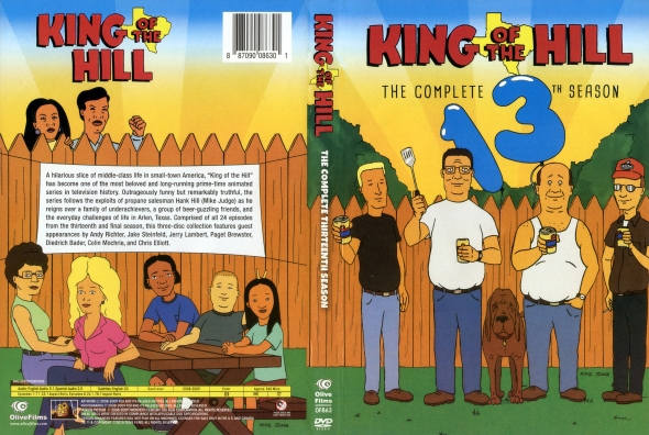 King of the Hill Serie Completa Temporada 1-13 ~ NUEVO JUEGO DVD 37 DISCOS