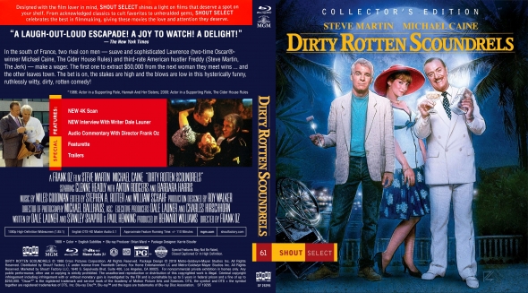 CoverCity - DVD Covers & Labels - Dirty Rotten Scoundrels