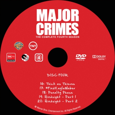 Major Crimes - Season 4; disc 4