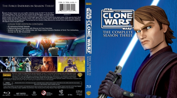 CoverCity DVD Covers Labels Star Wars The Clone Wars Saeson 3