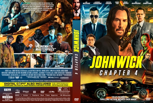 John Wick: Chapter 4 (2023) DVD Cover by CoverAddict on DeviantArt