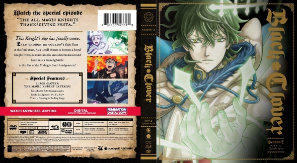 CoverCity - DVD Covers & Labels - Black Clover - Season 2, Part 4