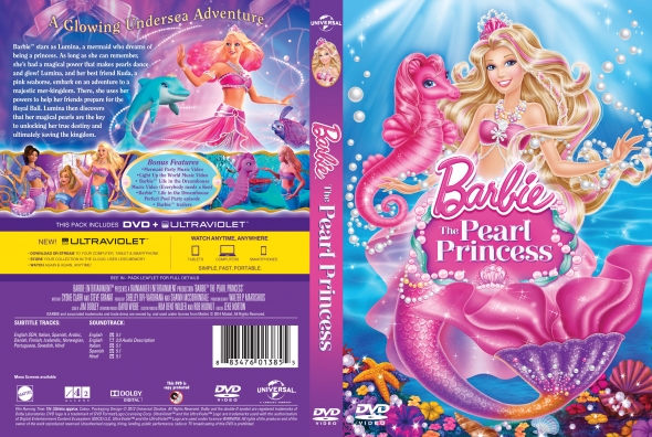 barbie the pearl princess dvd