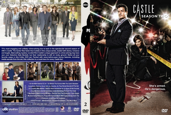 Castle - Season 2 (spanning spine)