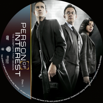 Person Of Interest - Season 1; disc 1