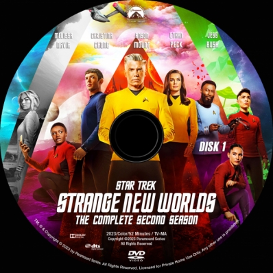 Star Trek: Strange New Worlds - Season 2; disk 1