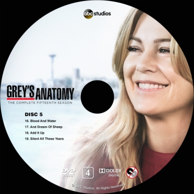 Grey's Anatomy - Season 15; disc 5