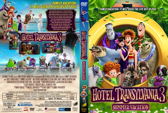 CoverCity DVD Covers Labels Hotel Transylvania 3 Summer