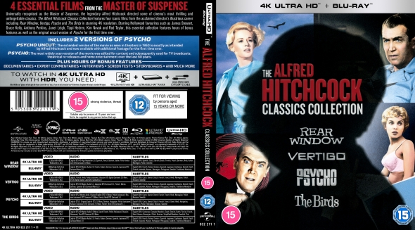 The Alfred Hitchcock Classics Collection 4k