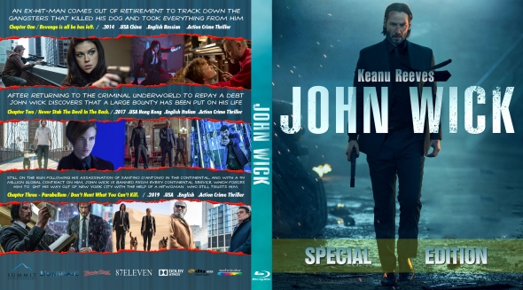 John Wick Chapters 1 3 Blu Ray Dvd Digital Ph 7326