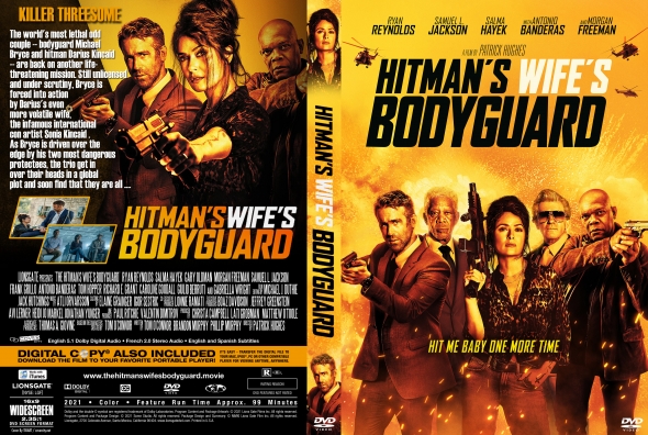 The Hitman's Bodyguard & Hitman's Wife's Bodyguard Double Feature 2 DVD Set Includes Glossy Print Hitman Art Card