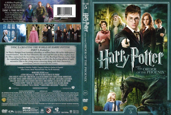 CoverCity DVD Covers Labels Harry Potter and the Order of