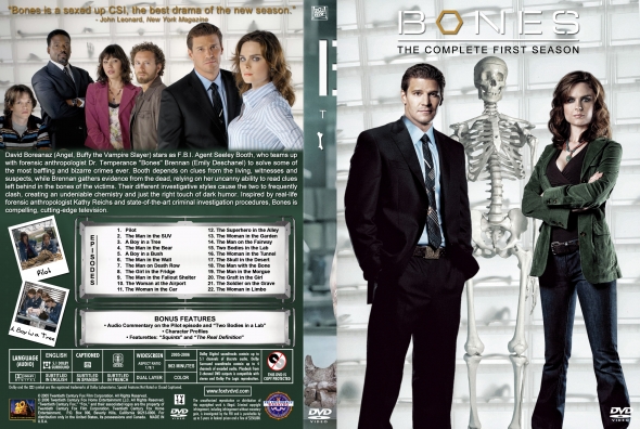 Bones - Season 1 (spanning spine)