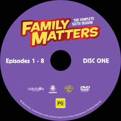Family Matters - Season 6; disc 1