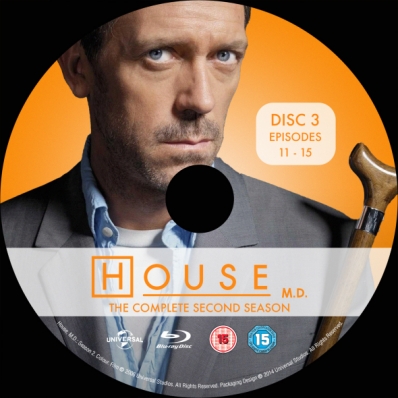 CoverCity - DVD Covers & Labels - House - Season 2; disc 3