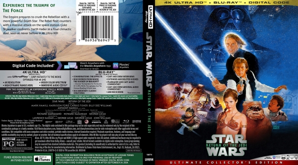 CoverCity - DVD Covers & Labels - Star Wars: Return of the Jedi 4K