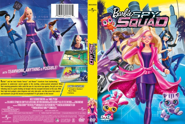 Covercity Dvd Covers And Labels Barbie Spy Squad