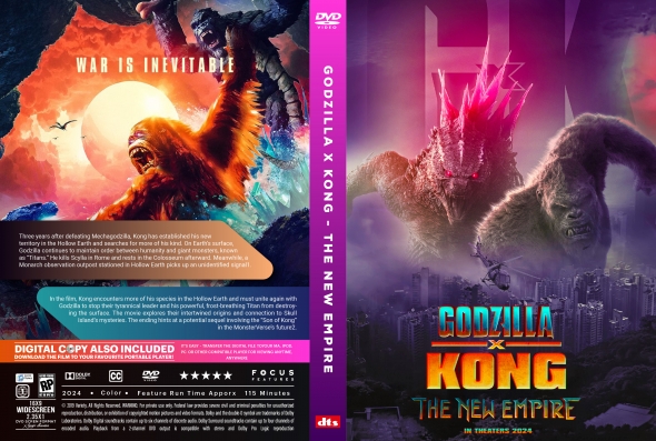 CoverCity - DVD Covers & Labels - Godzilla x Kong: The New Empire