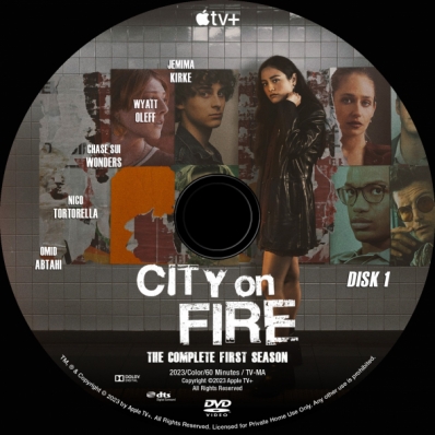 City on Fire - Season 1; disk 1