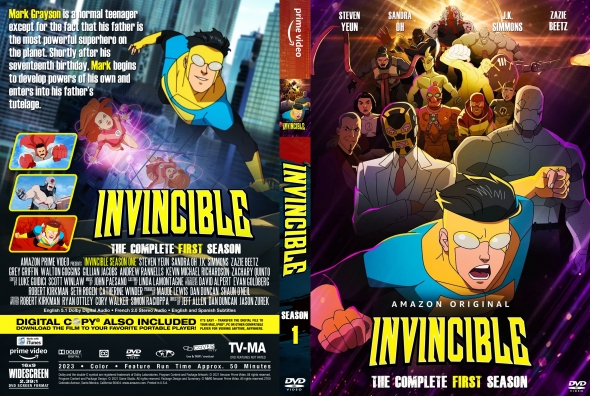 Invincible Season 1 Complete DVD Series!