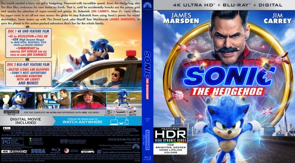 CoverCity - DVD Covers & Labels - Sonic the Hedgehog 4K